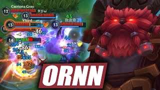 Wild Rift Ornn Baron Lane Gameplay in Season 15 Build amp Runes [upl. by Waldack4]