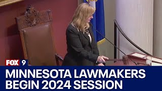 Minnesota lawmakers begin 2024 session [upl. by Dinin]