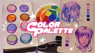 🌈★ Tips para encontrar TU PALETA de COLOR  gouache process ★˚ 🎀 [upl. by Ecnerrot215]