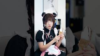 Kém Miếng Là Không Chịu Được 😋 couple tunalee yenduong maid cosplay funny [upl. by Zerelda]