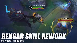 Rengar Skill Rework  Wild Rift [upl. by Ydoc]