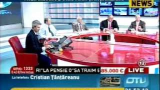 Vadim Tudor se injura cu Cristian Tantareanu la OTV  part 2of2 [upl. by Brote]