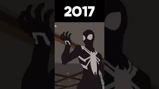 The evolution of Symbiote SpiderMan in movies and tv shows [upl. by Most]