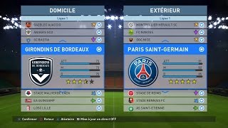 Girondins Bordeaux  Paris SaintGermain PES 2016  CPU Vs CPU [upl. by Walley354]