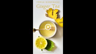 Make soothing and flavorful fresh ginger tea [upl. by Doll]