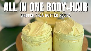 How to make PERFECT WHIPPED SHEA BUTTER EVERYTIME ALL IN ONE BODY BUTTER amp HAIR BUTTER [upl. by Petronille]