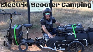 Nomad Electric Scooter Camping Trip [upl. by Sobel209]