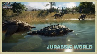 EP25 Making an Enclosure for Every Dino in Jurassic World Evolution 2–Crichtonsaurus [upl. by Divadnahtanoj865]