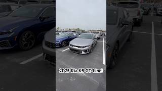 Check out the refreshed 2025 Kia K5 GTLine finished in Steel Matte Gray Kia K5 GTLine [upl. by Kellsie]