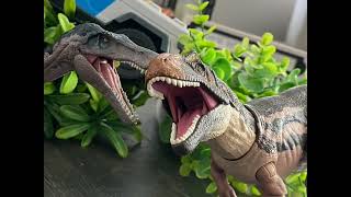 Metriacanthosaurus Vs Baryonyx  Stop Motion [upl. by Nanah]