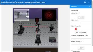 Michelson Interferometer Experiment [upl. by Markland328]