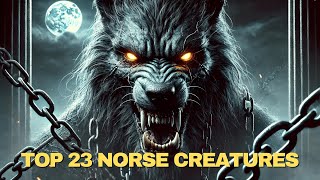 Top 23 Legendary Creatures of Norse Mythology How Many Do You Know [upl. by Tayib471]