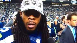 Richard Sherman trash talking Michael Crabtree NFC Championship [upl. by Rosalia253]