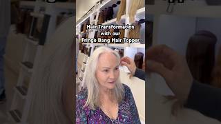 lightweight amp simple hairtopper hairtransformation thinninghair thinhairsolutions tutorial [upl. by Rehposirhc]