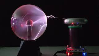 Tesla Coil and Plasma Ball  133 Anniversary Video of Nikola Tesla 1st Demo  Northern Lights [upl. by Iman819]