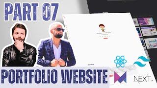 Build a Portfolio Website Using Next JS Tailwind CSS amp Framer Motion  Part 7 [upl. by Misti177]