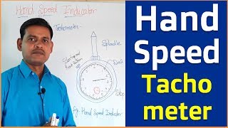 Hand Speed Tachometer or Hand Speed Indicator explain in Hindi [upl. by Peednus]