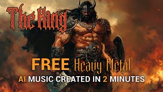 The King  Free AI Generated Heavy Metal Music [upl. by Syck113]