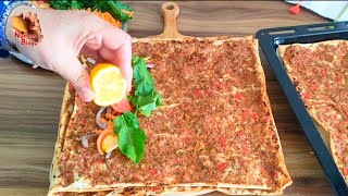 DÃœNYANIN EN KOLAY LAHMACUNU BUDURğŸ˜¯EVDE 5 DAKÄ°KADA PRATÄ°K LAHMACUN NASIL YAPILIRâ“ [upl. by Josy]