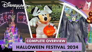 🎃 Disneyland Paris Halloween Complete Overview 2024 [upl. by Adnamor946]