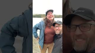 Marriage proposal disguised as a selfie at Yukon Lake in the fall [upl. by Auberta]