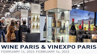 🇫🇷PARIS 4K EXPO quotPARIS WINE EXPO 2022quot EDITED VERSION 14FEB2022 [upl. by Ardnala]