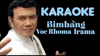 KARAOKE RHOMA IRAMA quotBimbangquot [upl. by Asserat]