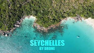 Seychelles islands 4k drone  La Digue [upl. by Averil]