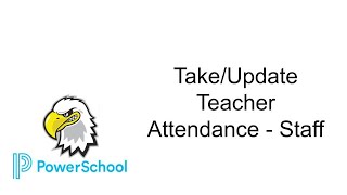 How to TakeUpdate Teacher Attendance  Office Staff [upl. by Karas]