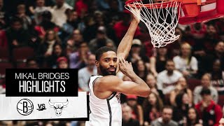 Mikal Bridges drops 20 points vs Bulls  1132023 [upl. by Doti661]