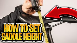 How to set up saddle height and avoid common mistakes [upl. by Auqeenahs]