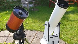 Nexstar 8SE Vs Sky Watcher 200mm Dobsonian [upl. by Allis]