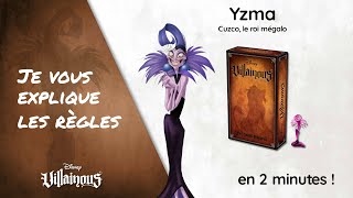 Je vous explique les règles de YZMA  VILLAINOUS en moins de 2 minutes [upl. by Negeam]