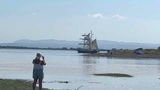 La Malouine Tall Ship Annan 12th August 2022 gtritchie5 [upl. by Torbart]