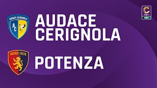 Audace Cerignola  Potenza 01  Gli Highlights [upl. by Esilana]