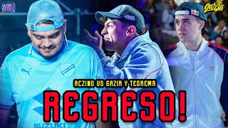 ACZINO REGRESO 🐐  VENCE A GAZIR Y A TEOREMA Y REVIVE EL FREESTYLE UNA VEZ MAS  FMS SUPERLIGA [upl. by Brinkema]