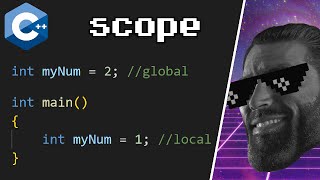 C variable scope explained 🌎 [upl. by Ajiam637]