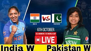 India Women vs Pakistan Women World Cup 2024 7th Match Group A  Live Cricket Score Commentary [upl. by Etak]