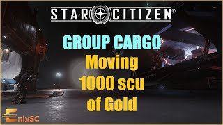 Star Citizen 324 New group cargo  Trading 1000scu of Gold  Freight elevator changes how you trade [upl. by Yrdua]