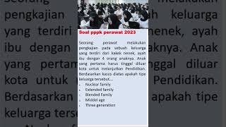 LATIHAN SOAL P3K PERAWAT 2023 [upl. by Moshe806]