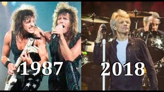 Bon Jovi  Livin on a Prayer 19872018 voice change [upl. by Aik]