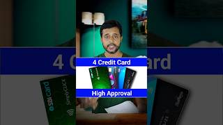 Top 4 high approval credit card  High approval credit cards in September short [upl. by Luo]