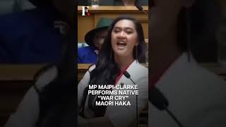 Watch New Zealand MP Performs Native quotWar Cryquot Maori Haka In Parliament  Subscribe to First Post [upl. by Johnstone]