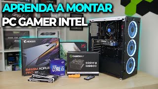 COMO MONTAR UM PC GAMER PRA RODAR QUALQUER JOGO BASE INTEL  ATÉ R4500 [upl. by Joelly]