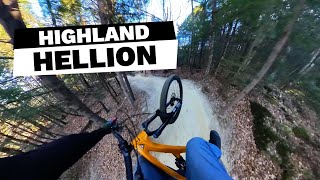 HELLION AT HIGHLAND BIKE PARK  4K POV [upl. by Rayna841]