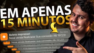 COMO FAZER A PRIMEIRA VENDA NA HOTMART EM 15 MINUTOS passo a passo [upl. by Enelaj]