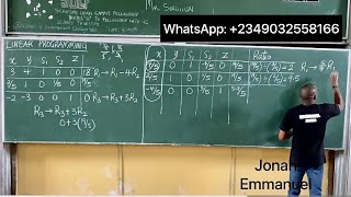 Simplex Method of Solving Linear Programming simplexmethod linearprogramming [upl. by Renny]