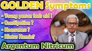 Golden Symptoms of Argentum Nitricum  Dr PS Tiwari [upl. by Matheson]