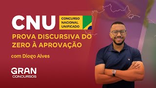 Concurso Nacional Unificado CNU  Prova Discursiva do Zero à Aprovação [upl. by Aihsemat]