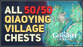 All Qiaoying Village Chests Locations Genshin Impact Chenyu Vale [upl. by Drofliw]